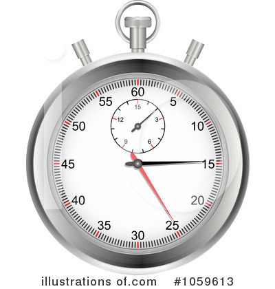 Royalty-Free (RF) Stopwatch Clipart Illustration by elaineitalia - Stock Sample #1059613