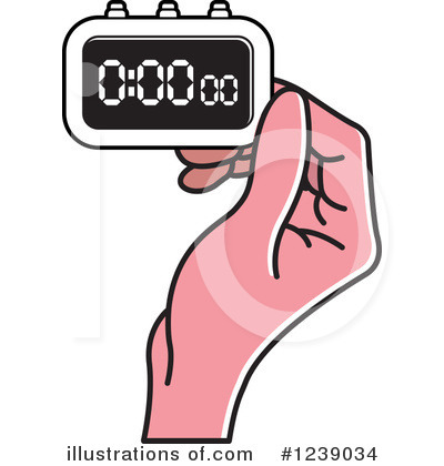 Royalty-Free (RF) Stopwatch Clipart Illustration by Lal Perera - Stock Sample #1239034