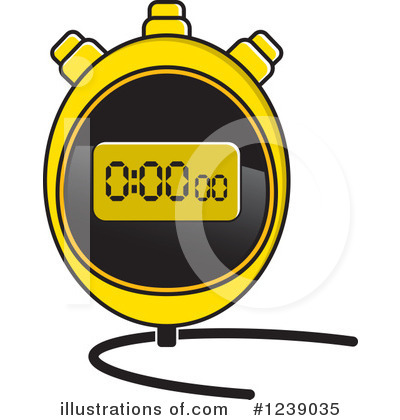 Stopwatch Clipart #1239035 by Lal Perera