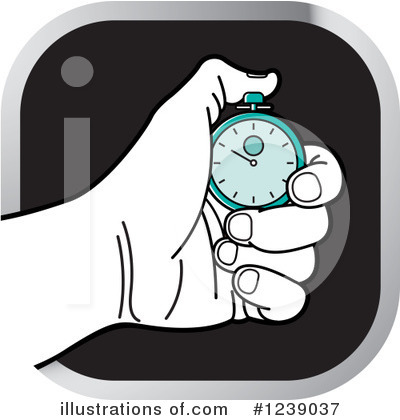 Royalty-Free (RF) Stopwatch Clipart Illustration by Lal Perera - Stock Sample #1239037