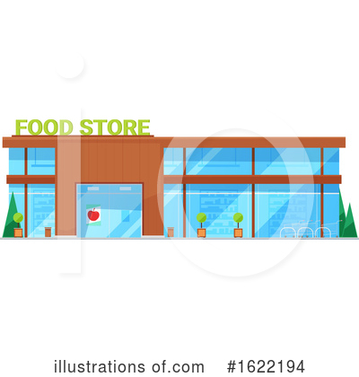 Shops Clipart #1622194 by Vector Tradition SM