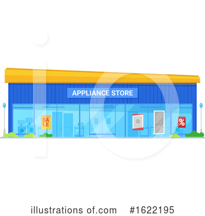 Shops Clipart #1622195 by Vector Tradition SM