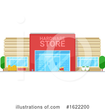 Shops Clipart #1622200 by Vector Tradition SM