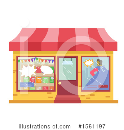 Royalty-Free (RF) Store Front Clipart Illustration by BNP Design Studio - Stock Sample #1561197