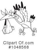 Stork Clipart #1048568 by toonaday