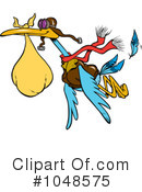 Stork Clipart #1048575 by toonaday