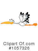 Stork Clipart #1057326 by Hit Toon