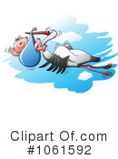 Stork Clipart #1061592 by Zooco