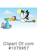 Stork Clipart #1079957 by Hit Toon