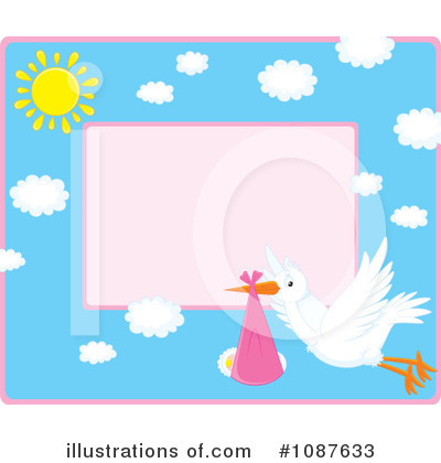 Royalty-Free (RF) Stork Clipart Illustration by Alex Bannykh - Stock Sample #1087633
