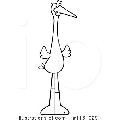 Stork Clipart #1161029 by Cory Thoman