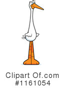 Stork Clipart #1161054 by Cory Thoman