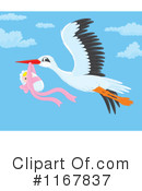 Stork Clipart #1167837 by Alex Bannykh