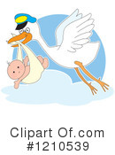 Stork Clipart #1210539 by Maria Bell