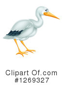Stork Clipart #1269327 by AtStockIllustration