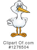 Stork Clipart #1276504 by Dennis Holmes Designs