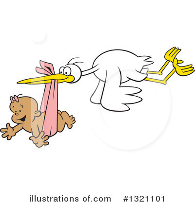 Royalty-Free (RF) Stork Clipart Illustration by Johnny Sajem - Stock Sample #1321101
