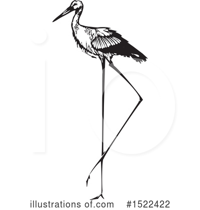 Royalty-Free (RF) Stork Clipart Illustration by xunantunich - Stock Sample #1522422