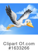 Stork Clipart #1633266 by AtStockIllustration