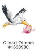 Stork Clipart #1638980 by AtStockIllustration