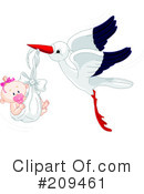Stork Clipart #209461 by Pushkin