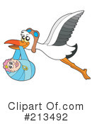 Stork Clipart #213492 by visekart