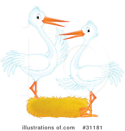 Stork Clipart #31181 by Alex Bannykh