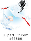 Stork Clipart #66866 by Pushkin