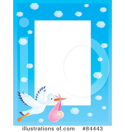 Royalty-Free (RF) Stork Clipart Illustration by Alex Bannykh - Stock Sample #84443