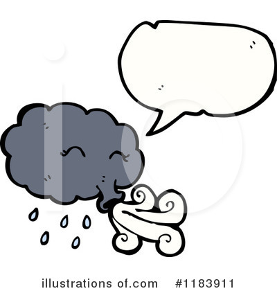 Royalty-Free (RF) Storm Cloud Clipart Illustration by lineartestpilot - Stock Sample #1183911