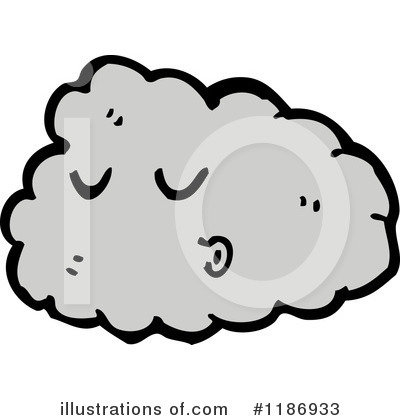 Royalty-Free (RF) Storm Cloud Clipart Illustration by lineartestpilot - Stock Sample #1186933