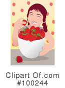 Strawberries Clipart #100244 by mayawizard101