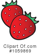 Strawberries Clipart #1059869 by visekart