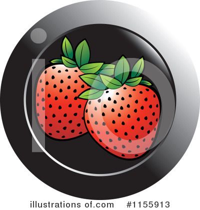 Royalty-Free (RF) Strawberry Clipart Illustration by Lal Perera - Stock Sample #1155913