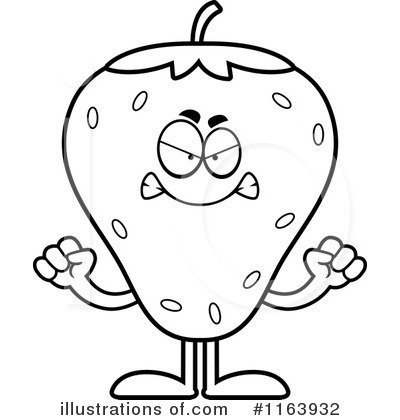 Royalty-Free (RF) Strawberry Clipart Illustration by Cory Thoman - Stock Sample #1163932