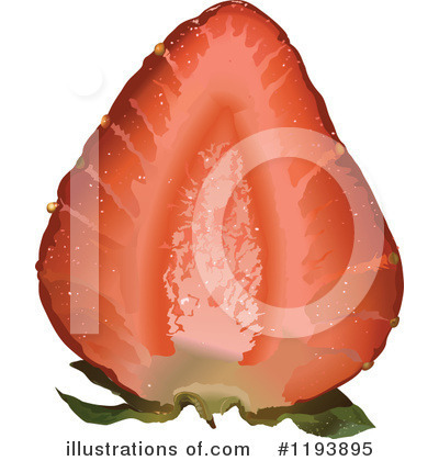 Royalty-Free (RF) Strawberry Clipart Illustration by dero - Stock Sample #1193895