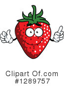 Strawberry Clipart #1289757 by Vector Tradition SM