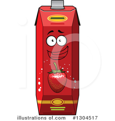 Royalty-Free (RF) Strawberry Clipart Illustration by Vector Tradition SM - Stock Sample #1304517