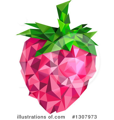 Royalty-Free (RF) Strawberry Clipart Illustration by BNP Design Studio - Stock Sample #1307973