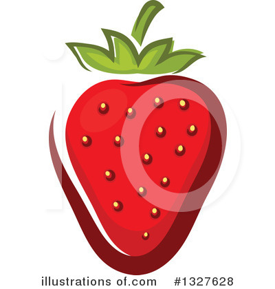 Royalty-Free (RF) Strawberry Clipart Illustration by Vector Tradition SM - Stock Sample #1327628
