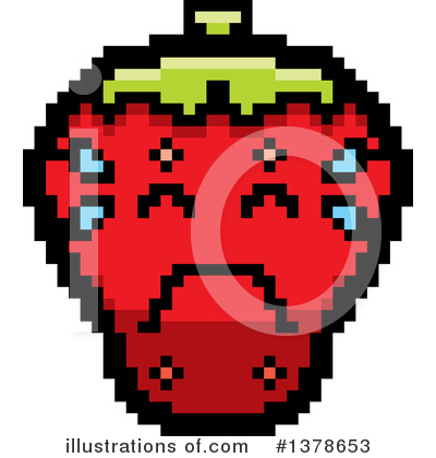 Royalty-Free (RF) Strawberry Clipart Illustration by Cory Thoman - Stock Sample #1378653