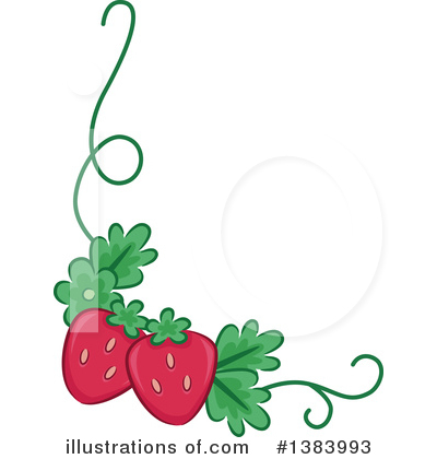 Royalty-Free (RF) Strawberry Clipart Illustration by BNP Design Studio - Stock Sample #1383993