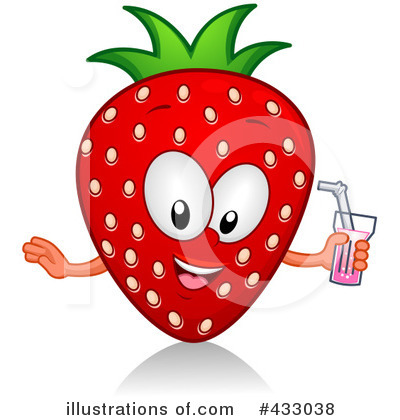 Royalty-Free (RF) Strawberry Clipart Illustration by BNP Design Studio - Stock Sample #433038