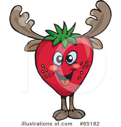 Moose Clipart #65182 by Dennis Holmes Designs