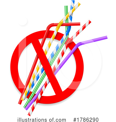 Royalty-Free (RF) Straws Clipart Illustration by Vector Tradition SM - Stock Sample #1786290