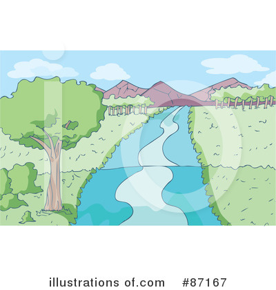 Royalty-Free (RF) Stream Clipart Illustration by Bad Apples - Stock Sample #87167