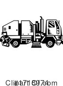 Street Cleaner Clipart #1718974 by patrimonio
