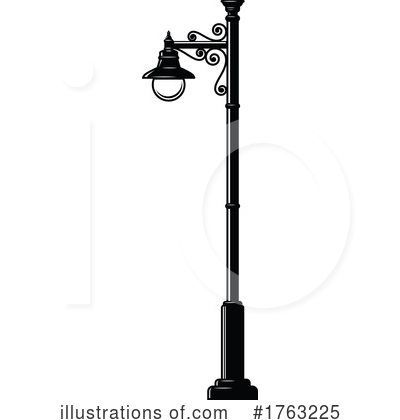 Street Lamp Clipart #1763225 by Vector Tradition SM