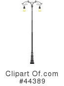 Street Lamp Clipart #44389 by Frisko