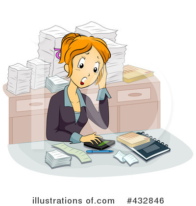 Accountant Clipart #432846 by BNP Design Studio